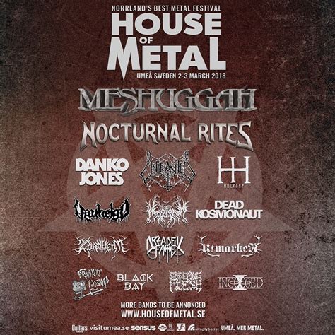 house of metal 2018|house.